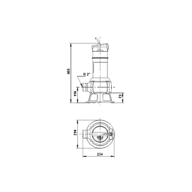 фотографія Дренажний насос Grundfos Unilift AP50B.50.08.3.V 3x400V 10м (96468194)