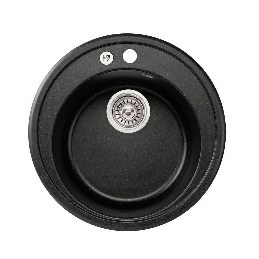 фото Кухонная мойка Lidz D510/200 BLM-14 (LIDZBLM14D510200)