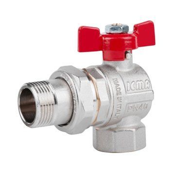 фото Кран шаровой Icma FAR. ROSSA 3/4" угловой №361