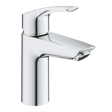 фото Одноважільний змішувач для раковини S-Size Grohe Eurosmart New з натискним донним клапаном (23922003)