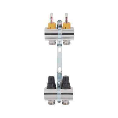 фото Коллектор с расходомерами SD Forte 1" 2 выхода SF001W2