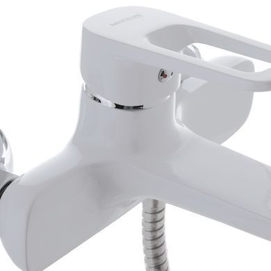 фотографія Змішувач для ванни з коротким виливом MIXXUS NEVADA 009 EURO Білий (MI5800)