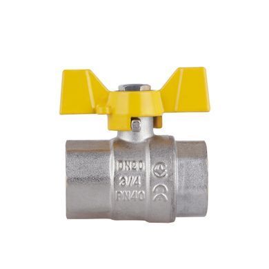 фотографія Кран кульовий Thermo Alliance Standart 3/4" ВР для газу (метелик) SD602NG20PN40