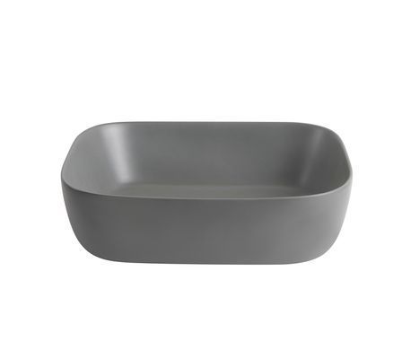 фото Раковина накладна Mixxus Premium DIVERSE-0116 GRAY 455x330x135mm (MP6651)