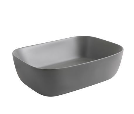 фото Раковина накладна Mixxus Premium DIVERSE-0116 GRAY 455x330x135mm (MP6651)