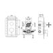 Змішувач прихованого монтажу для ванни Bianchi Europa INDEUR2304036CRM для трьох споживачів