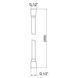 Шланг для ручного душу Qtap Hadice 2000 мм QT054BL43075 Black Matt