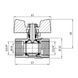 Кран кульовий Thermo Alliance Standart 3/4" ВР для газу (метелик) SD602NG20PN40