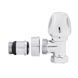 Кран радиаторный Icma 1/2" с антипротечкой угловой №1116