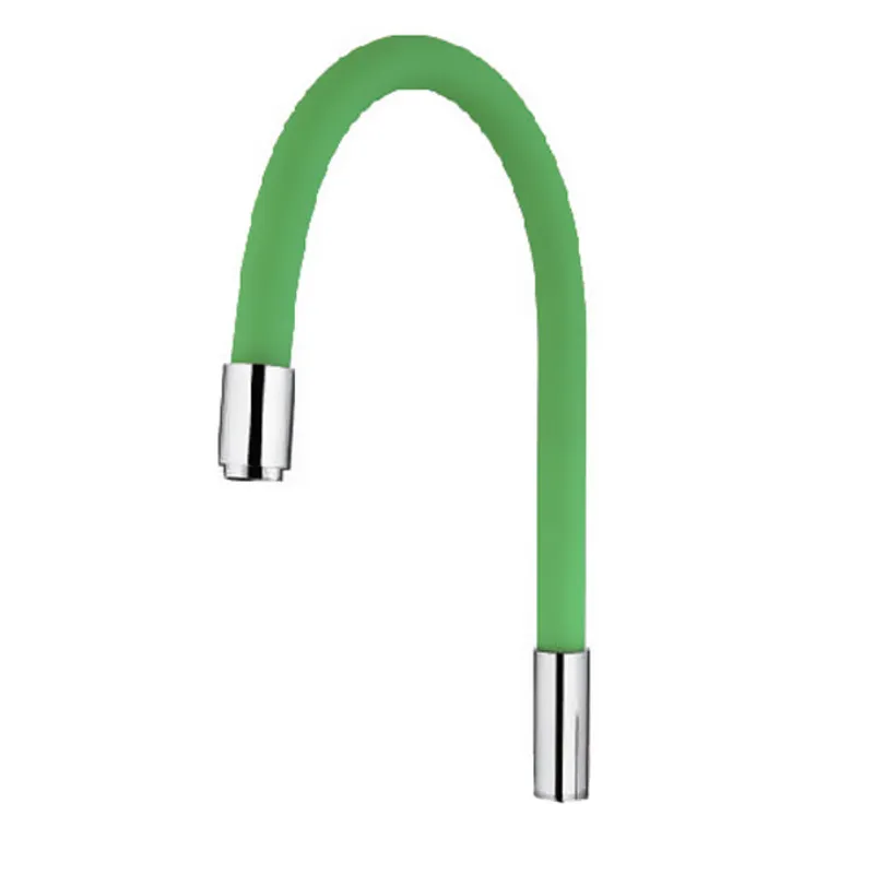 фото Вилив для змішувача гнучкий MIXXUS PREMIUM SPOUT RAINBOW GREEN (Колір хром+вилив зелений) (MI0559)