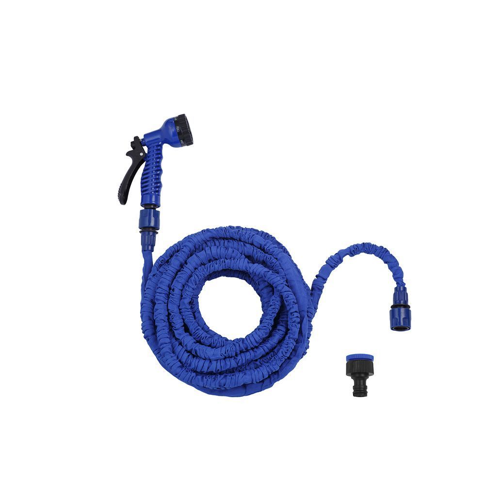 фото Шланг для полива растягивающийся Bradas Trick Hose 5-15 м с пистолетом WTH0515BL-T