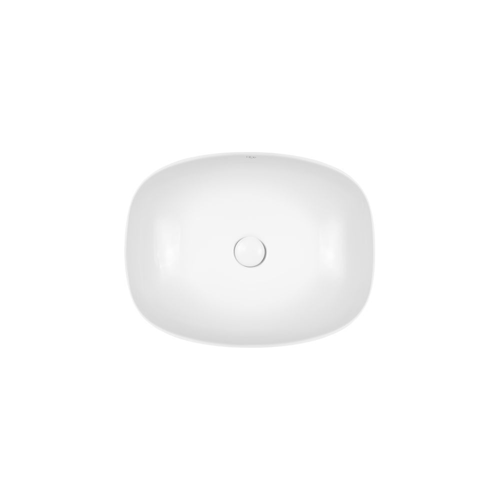 фото Раковина-чаша Qtap Cardinal 500х380х140 White с донным клапаном QT04117050TW