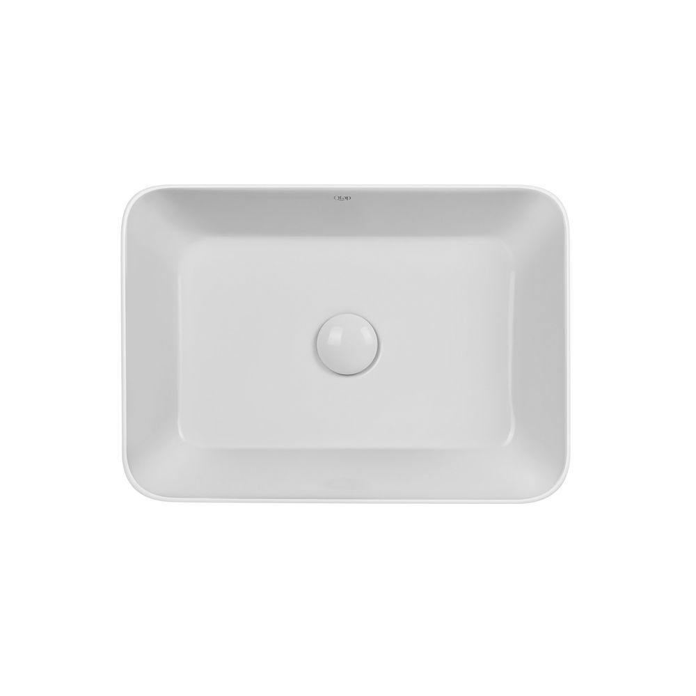 фото Раковина-чаша Qtap Virgo 490х350х110 White с донным клапаном QT18112261W