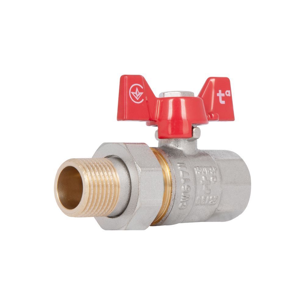фотографія Кран кульовий "Американка" Thermo Alliance Standart 1/2" ВЗ прямий SD220NW15PN40