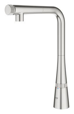 фотографія Змішувач для кухні з висувним виливом Grohe Zedra SmartControl (31593DC2)