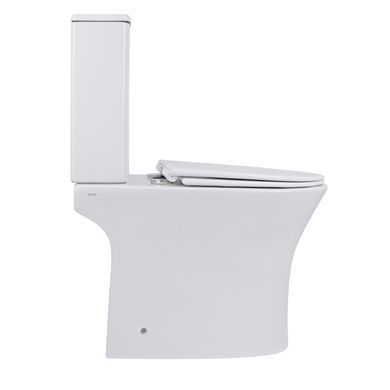 фотографія Унітаз-компакт Qtap Presto безобідковий з сідінням Soft-close QT24221217AW