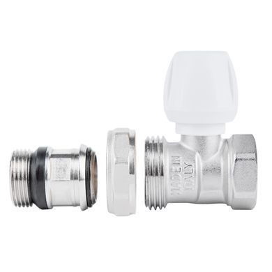 фото Кран радиаторный Icma 3/4" с антипротечкой прямой №813+940
