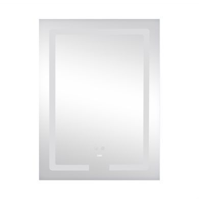 фото Зеркало Lidz Kubis 600х800 с LED-подсветкой Touch, с антизапотеванием, с диммером, рег. яркости LD78LF9376080