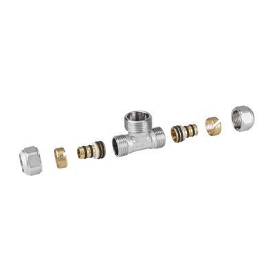 фото Трійник обжимний Icma 16х3/4"х16 ЗР №537