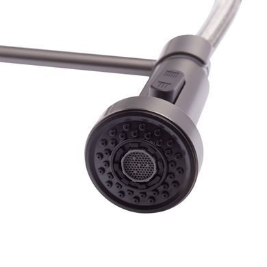 фото Змішувач для кухні з виливом пружина Mixxus Premium SPRING 017 GRAPHITE (MI6952)