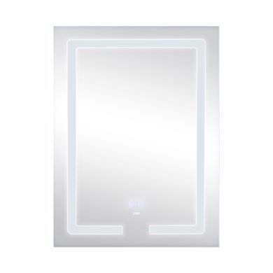 фото Зеркало Lidz Kubis 600х800 с LED-подсветкой Touch, с антизапотеванием, с диммером, рег. яркости LD78LF9376080