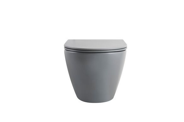 фото Унітаз підвісний Mixxus Premium ELLIPSE-0308-T3 GRAY 490x360x360mm система змиву TORNADO 3.0 (MP6654)