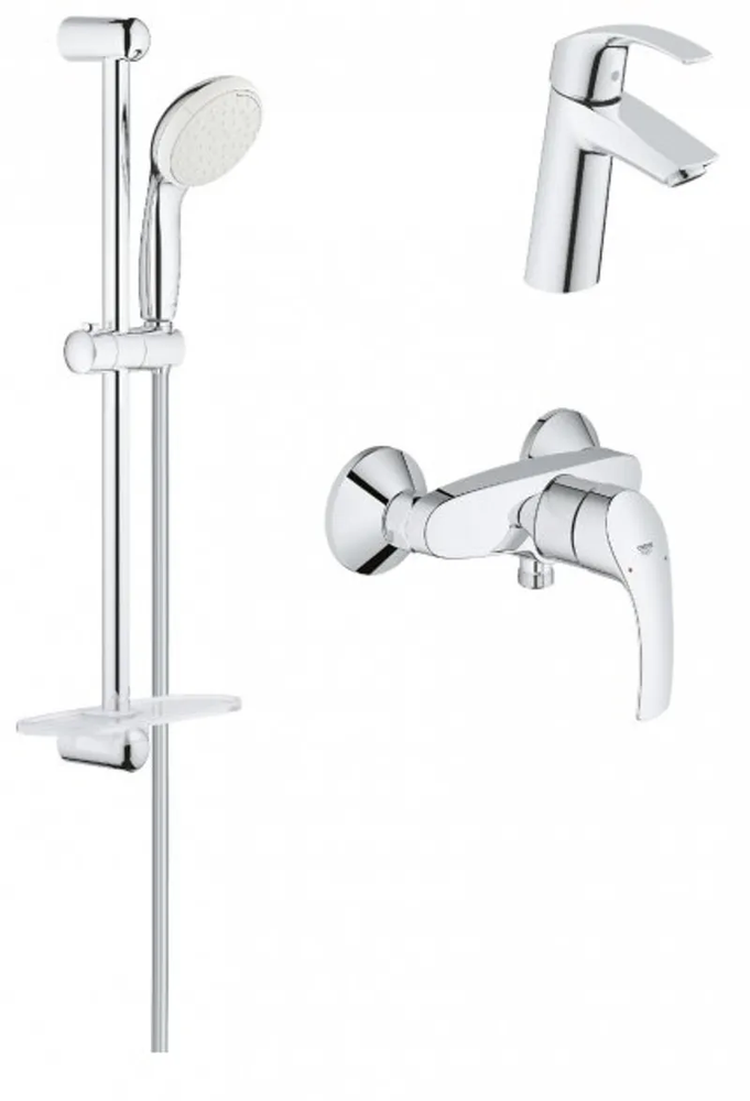 фото Набір змішувачів Grohe Eurosmart M-Size для душу (123244M)