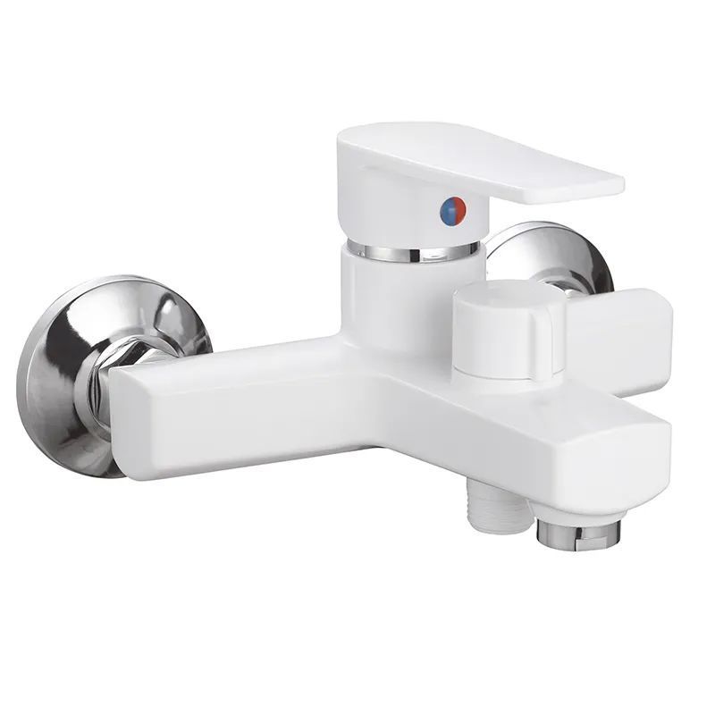 фотографія Змішувач для ванни PLAMIX Oscar-009 EURO White (без шланга та лійки) (PM0634)
