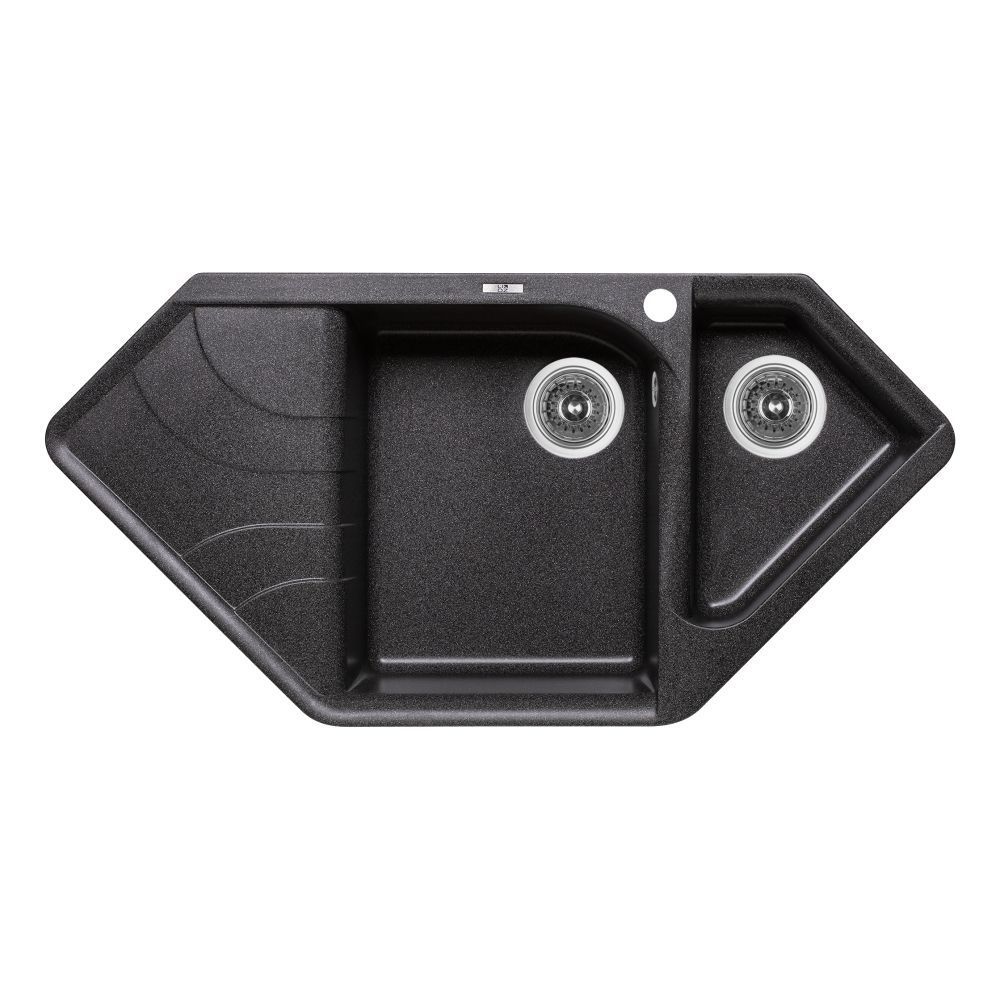 фото Кухонная мойка с дополнительной чашей Lidz 1000x500/225 GRF-13 (LIDZGRF131000500225)