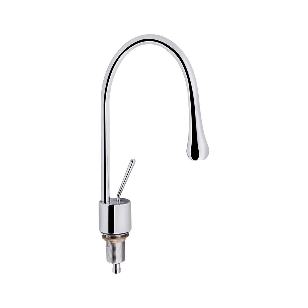 фото Смеситель для раковины Qtap Virgo с поворотным изливом QTVIR1066103C Chrome