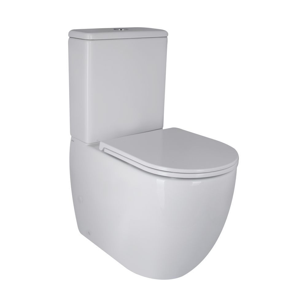 фото Унитаз-компакт Qtap Robin Ultra Quiet безободковый с сиденьем Soft-close QT13222128AUQ1W
