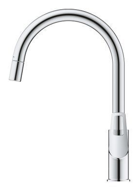фото Одноважільний змішувач для кухні Grohe BauLoop New (30543000)
