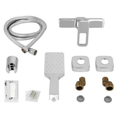фото Смеситель для душа Lidz Wawel 010 (с душевым гарнитуром) (k40) LDWAW010CRM45390 Chrome
