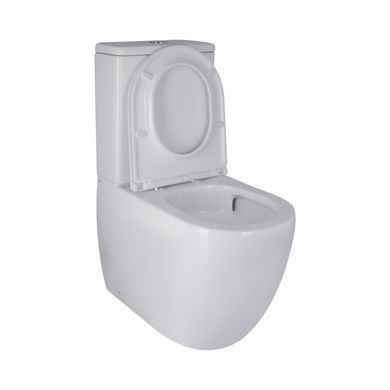 фото Унитаз-компакт Qtap Robin Ultra Quiet безободковый с сиденьем Soft-close QT13222128AUQ1W