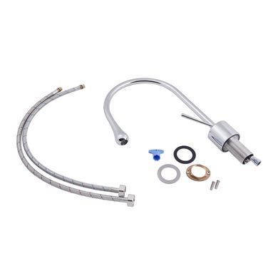 фотографія Змішувач для раковини Qtap Virgo з поворотним виливом QTVIR1066103C Chrome