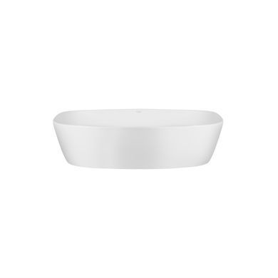 фото Раковина-чаша Qtap Cardinal 600х380х140 White с донным клапаном QT04117060TW