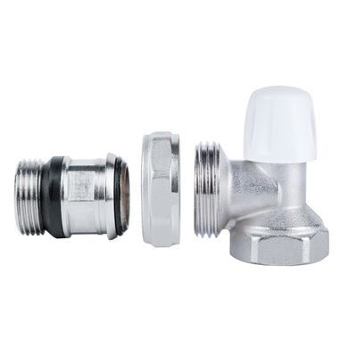фото Кран радиаторный Icma 3/4" с антипротечкой угловой без ручки №805+940