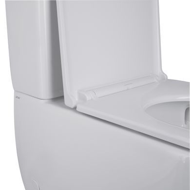 фото Унитаз-компакт Qtap Robin Ultra Quiet безободковый с сиденьем Soft-close QT13222128AUQ1W