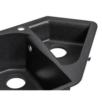 фотографія Кухонна мийка з додатковою чашею Lidz 1000x500/225 GRF-13 (LIDZGRF131000500225)