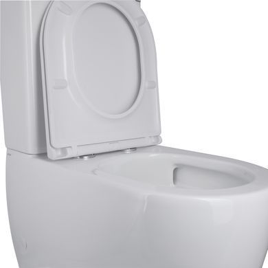 фото Унитаз-компакт Qtap Robin Ultra Quiet безободковый с сиденьем Soft-close QT13222128AUQ1W