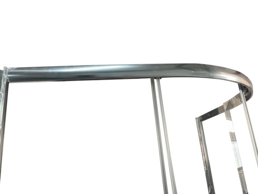 фото Душова кабіна без піддону KOER SR SC04-90x90x195-TR-01 прозоре скло EASY CLEAN 5мм хром (KR5360)