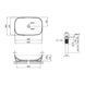 Раковина-чаша Qtap Cardinal 600х380х140 White с донным клапаном QT04117060TW