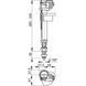 Впускной механизм AlcaPlast A17 1/2"