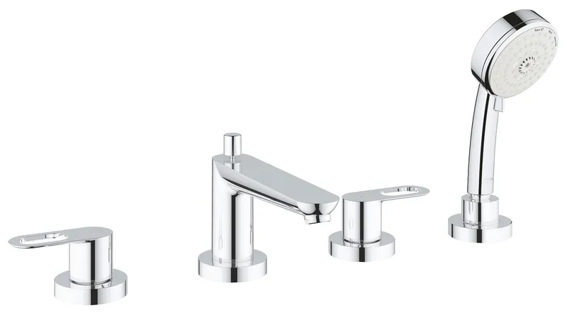 фото Змішувач на борт ванни на 4 отвори Grohe BauLoop (2511900A)