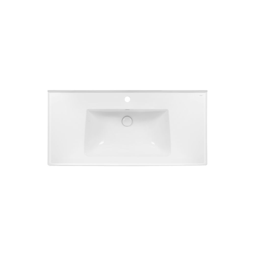 фото Раковина Qtap Albatross 5C 1000х480х210 White с донным клапаном QT01115100CW