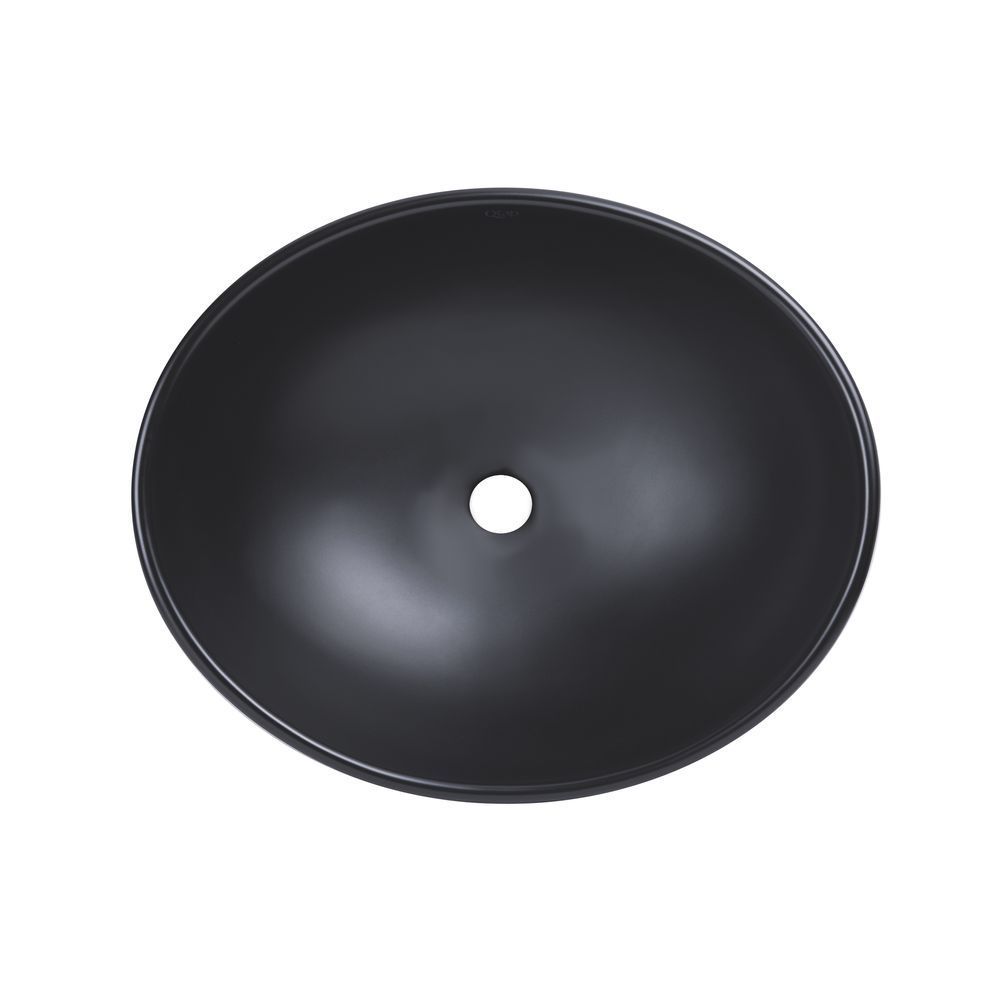 фото Раковина-чаша Qtap Dove 410х335х145 Matt black QT063078MBMBN