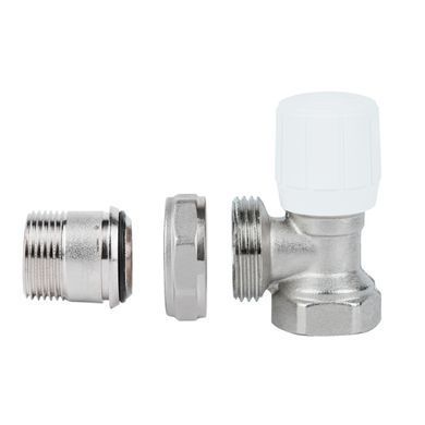фотографія Кран радіаторний Icma 3/4" з антипротіканням кутовий №951