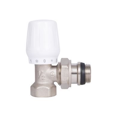 фото Кран радиаторный Thermo Alliance Base 1/2" ВН с антипротечкой угловой SD228W15