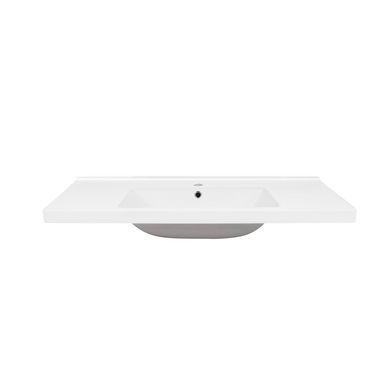 фото Раковина Qtap Albatross 5C 1000х480х210 White с донным клапаном QT01115100CW