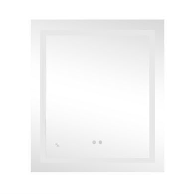 фото Зеркало Lidz Kubis 700х800 с LED-подсветкой Touch, с антизапотеванием, с диммером, рег. яркости Reverse LD78LF9048070